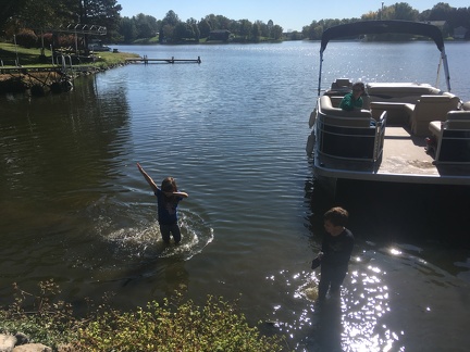 Beautiful Fall Day - Jump in the Lake Fully Clothed2